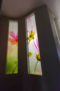 cloison florale - bernard meignan architecte d'intérieur Nancy Metz