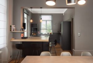 rénovation maison bourgeoise cuisine ouverte meuse bernard meignan